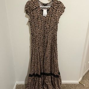 Cheetah print 1.State maxi dress